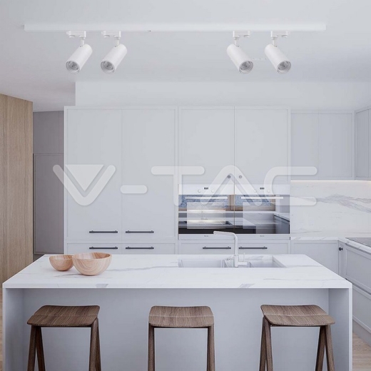 Foco LED COB 30W 3 en 1 Cuerpo Blanco - 7