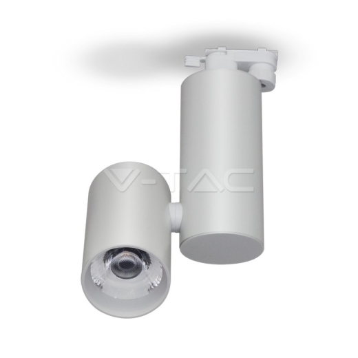 30W Foco de Carril Cuerpo Blanco Blanco frio - 1