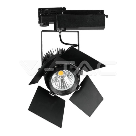 33W LED Tracklight SAMSUNG CHIP Black Body 3000K - 5