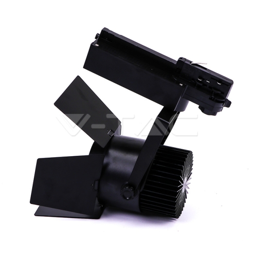 33W LED Tracklight SAMSUNG Chip Black Body 4000K - 2