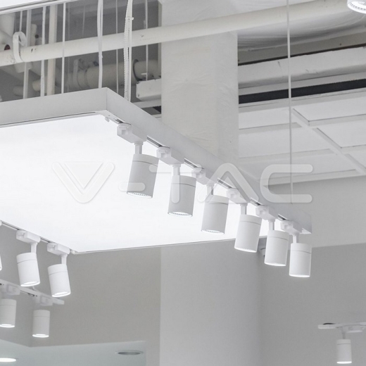 Foco LED sobre Carril 35W Cuerpo Blanco 3000K - 10