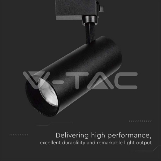 35W LED Tracklight SAMSUNG Chip Black Body 4000K - 2