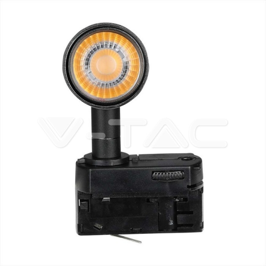 7W LED Tracklight SAMSUNG Chip Black Body 3000K - 3
