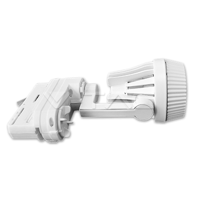 GU10 Fitting 4 Line Track White Body - 2