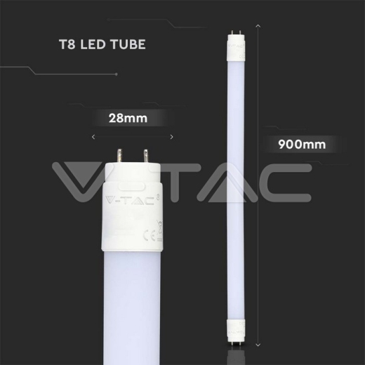 Tubo de LED T8 14W 90 cm Nano Plástico sin rotación 4000K - 5