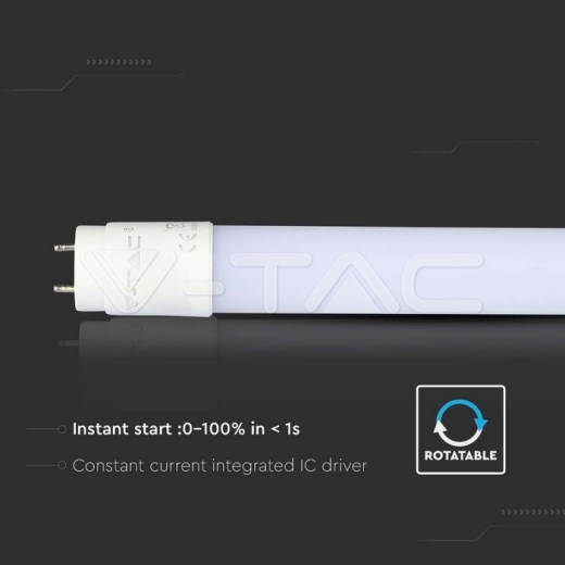 LED Tube T8 9W 60 cm Nano Plastic 3000K - 4