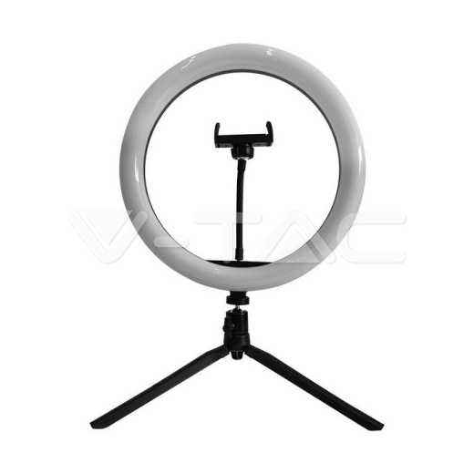 7W LED Ring Light with Phone Holder 3200K-5500K - 1