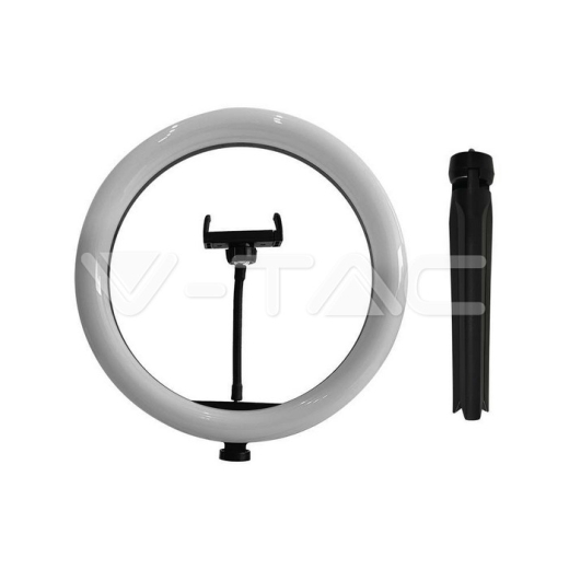 7W LED Ring Light with Phone Holder 3200K-5500K - 3