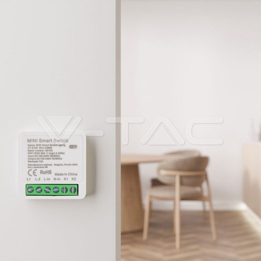 Mini interruptor en línea de 2 bandas - 6