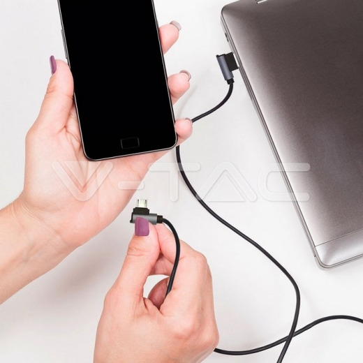 Micro cable USB 1m. Negro Diamond Series - 4