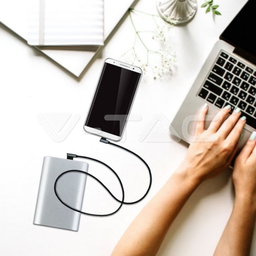 Micro cable USB 1m. Negro Diamond Series - 5