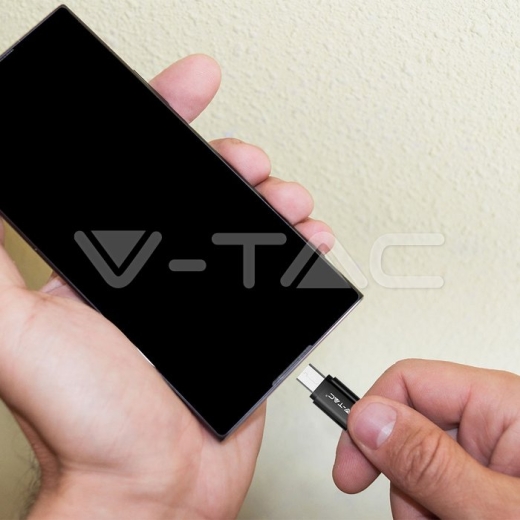 1m. Micro USB Cable Black Platinum Series - 5