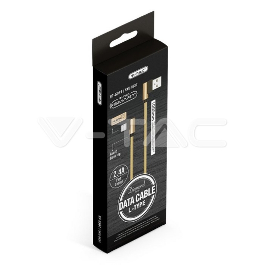 1m. Micro USB Cable Gold Diamond Series - 6