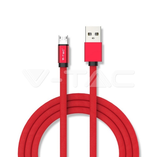 1m. Micro USB Cable Red Ruby Series - 1