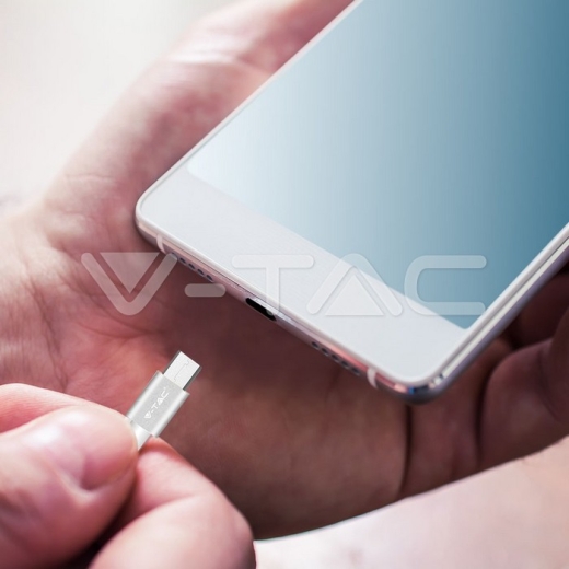 Micro cable USB 1m. Plata Platinum Series - 4