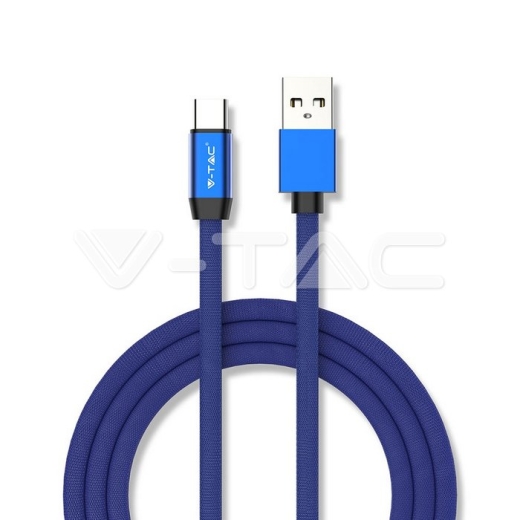 Cable USB 1m. Tipo C Azul Ruby Series - 1