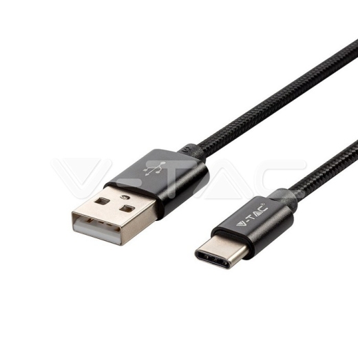 Cable USB 1m. Tipo C Negro Platinum Series - 1