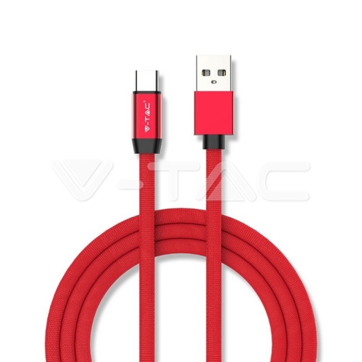 1m. Type C USB Cable Red Ruby Series - 1