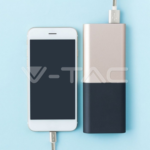 1m. Type C USB Cable Silver Platinum Series - 7