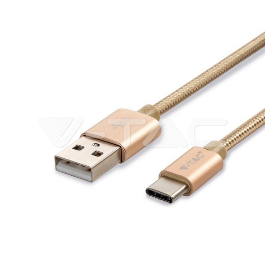 Cable USB 1m. Tipo C Oro Platinum Series - 1