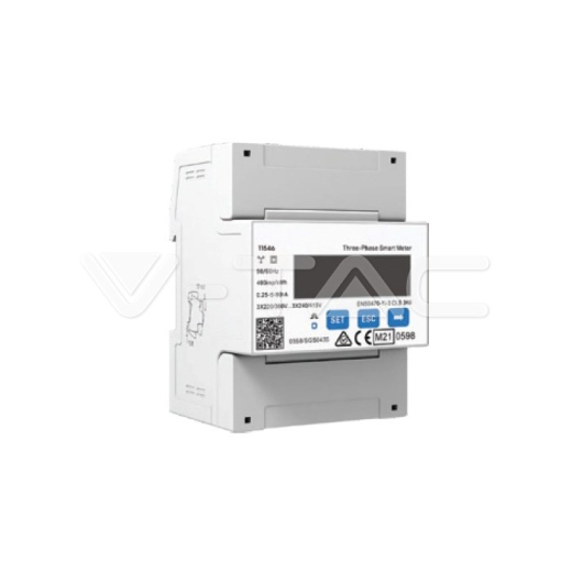 Smart Meter 3*230/400V 5( 80 )A RS485 4P MID - 1