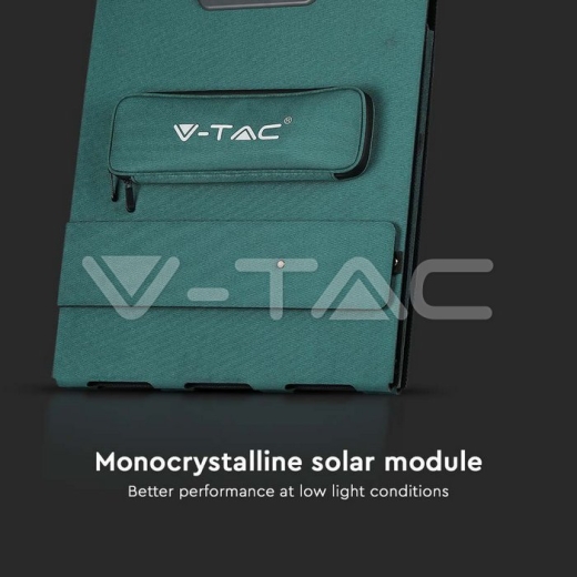 Panel Solar Portátil y Plegable 2x120W con cable 2 en 1 para Estación de Energía Portátil - 13