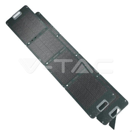 Panel Solar Portátil y Plegable 2x120W con cable 2 en 1 para Estación de Energía Portátil - 1