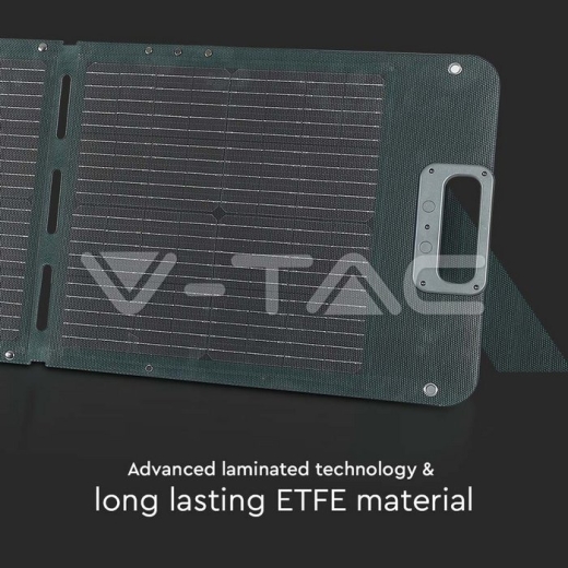 Panel Solar Portátil y Plegable 2x120W con cable 2 en 1 para Estación de Energía Portátil - 20