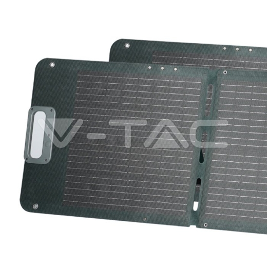 Panel Solar Portátil y Plegable 2x120W con cable 2 en 1 para Estación de Energía Portátil - 2