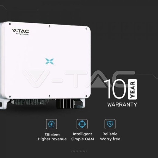 Inversor de conexión a red 50kW Trifásico, 10 años de garantía, IP66 - 6