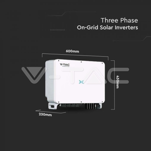 Inversor de conexión a red 50kW Trifásico, 10 años de garantía, IP66 - 8