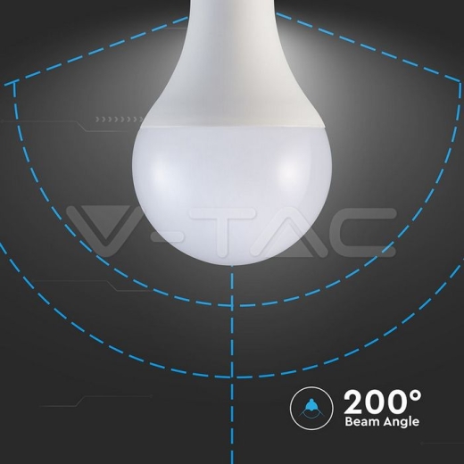 LED Bulb 20W A80 Е27 Thermoplastic 3000K - 4
