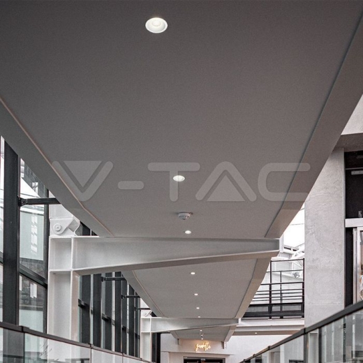 18W LED Honey COMB Downlight Bridgelux Chip 3in1 White Ring + Black Heating - 8