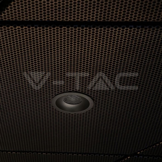 18W LED Honey Comb Downlight Bridgelux Chip 3in1 Anillo Negro + Calefacción Negra - 7