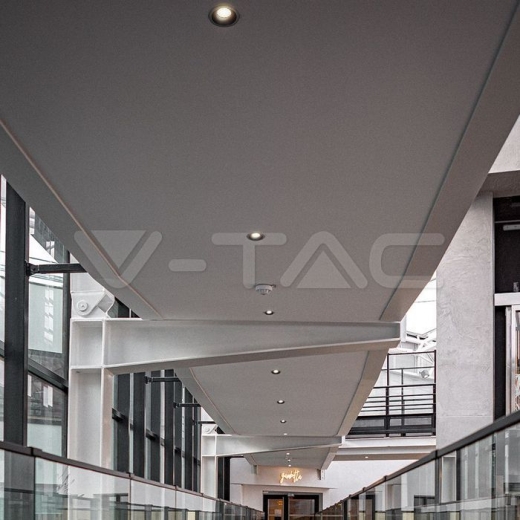 18W LED Honey Comb Downlight Bridgelux Chip 3in1 Anillo Negro + Calefacción Negra - 8