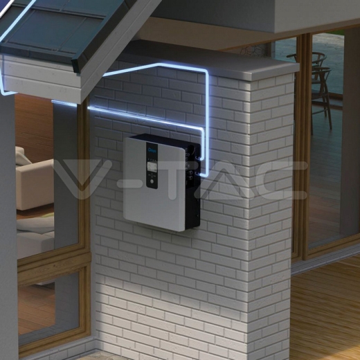 Inversor híbrido Deye de 5kW y sistema de almacenamiento de batería todo en uno con batería LFP de 5.3kWh 10 años de garantía - 2