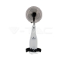80W LED Mist Fan with Remote Control Round 3 Blades - 6