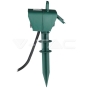 2 Ways Garden Spike Socket Mechanical Timer 3G 1.5mm x 3m IP44 Green - 1