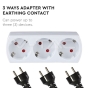 3 Outlet Power Adapter Earth Contact 16A 250V - 4
