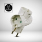 Adaptador de 3 salidas con toma de tierra 10/16A 250V Blanco - 3