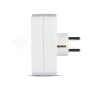 Adaptador 2 x 2.5A 1 x 16A blanco - 5