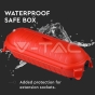 Waterproof Safe Box IP44 negro+rojo - 4