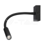 3W LED Bedside Light Black 3000K - 1