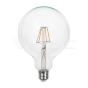 LED Bulb 12.5W Filament E27 G125 Clear Cover 6500K - 1