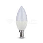 LED Bulb 3.5W E14 Candle Dimming Brightness RF Control RGB 4000K - 2