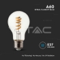 LED Bulb 4W E27 Filament A60 Clear Cover 1800K - 2