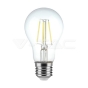 Bombilla LED Filamento 4W E27 A60 Cubierta Transparentee 6500K - 1