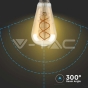Bombilla LED 5W Filamento E27 ST64 Ambar Dimmable 2200K - 3