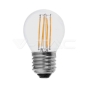 LED Bulb 6W Filament E27 G45 Clear Cover 4000K - 1