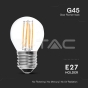 LED Bulb 6W Filament E27 G45 Clear Cover 4000K - 2